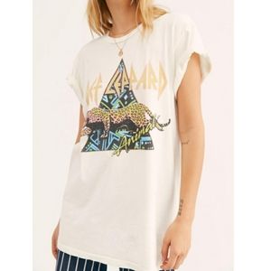 Free People Def Leppard Tee